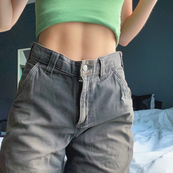 men’s grey carhartt work pants - Picture 3 of 7